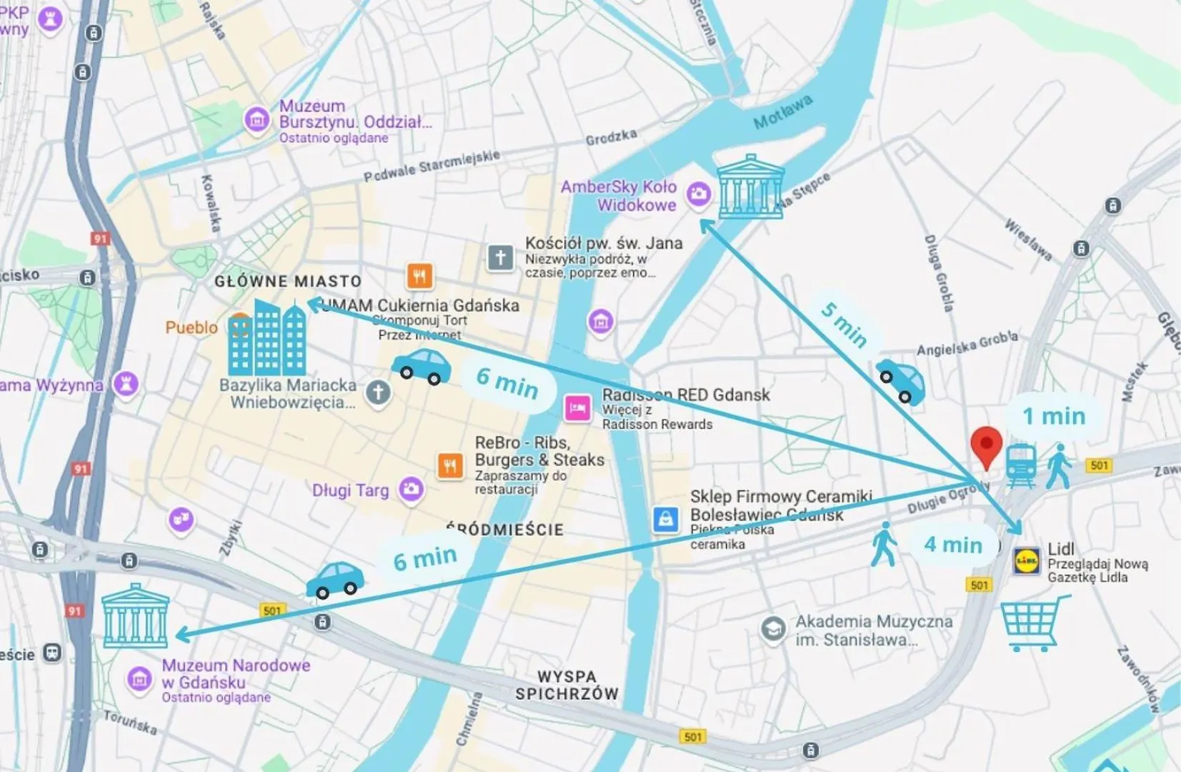 Homestay Merida Room - 5 Minutes To Gdansk Old Town Poland